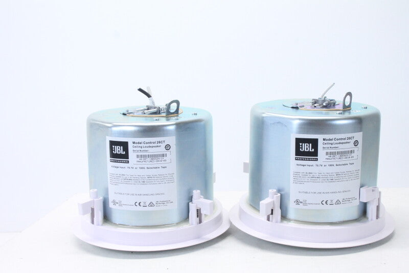 JBL Control 26CT - Background/Foreground Ceiling Speaker PAIR
