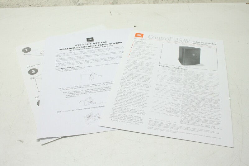 JBL Control 25-1 - 8 Ohm, 60 Watt - Outdoor Speaker (1 Speaker)