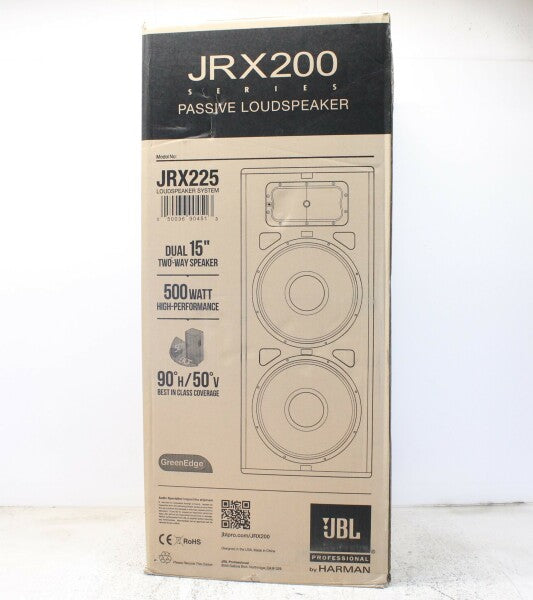 JBL JRX225D Dual 15" Two-Way Sound-Reinforcement Loudspeaker