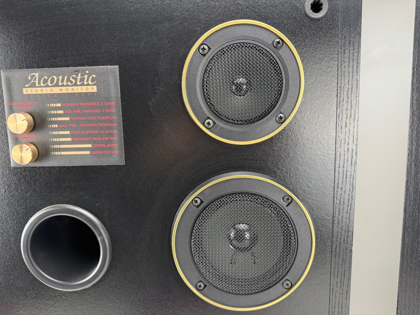 Acoustic Series 3311 Studio Monitor 3-Way Speaker set - Matching Pair