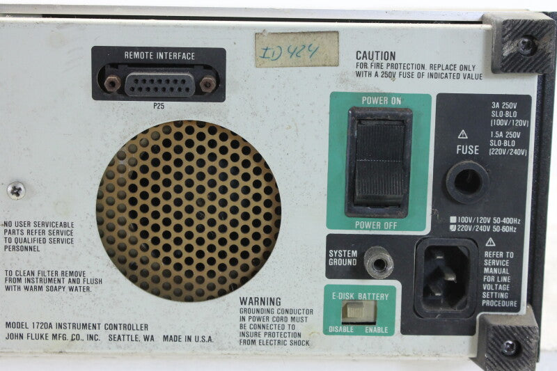John Fluke Mfg. Co. Inc. 1720A Instrument Controller