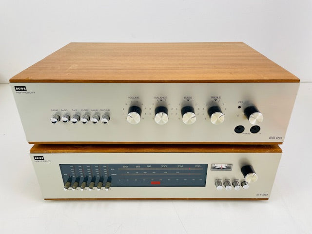 Klein & Hummel ES 20+ET20 Stereo Amplifier + AM/FM Tuner Set