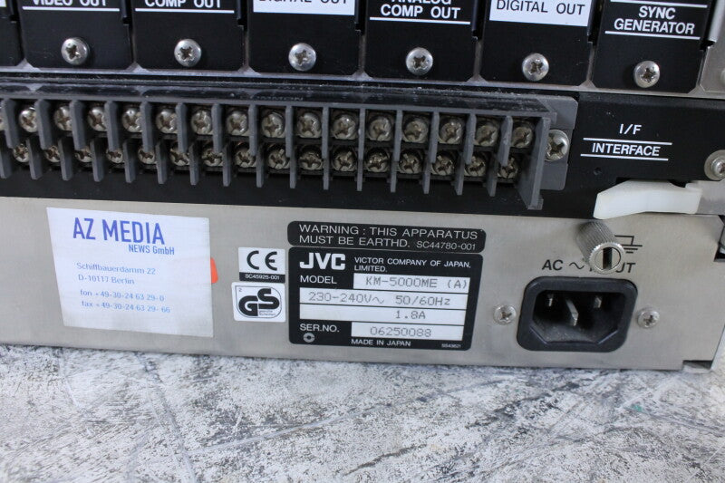 JVC Component Digital Vision Mixer KM-5000