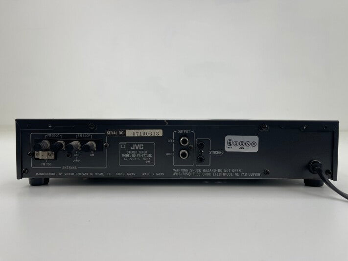JVC FX-E77L - Tuner