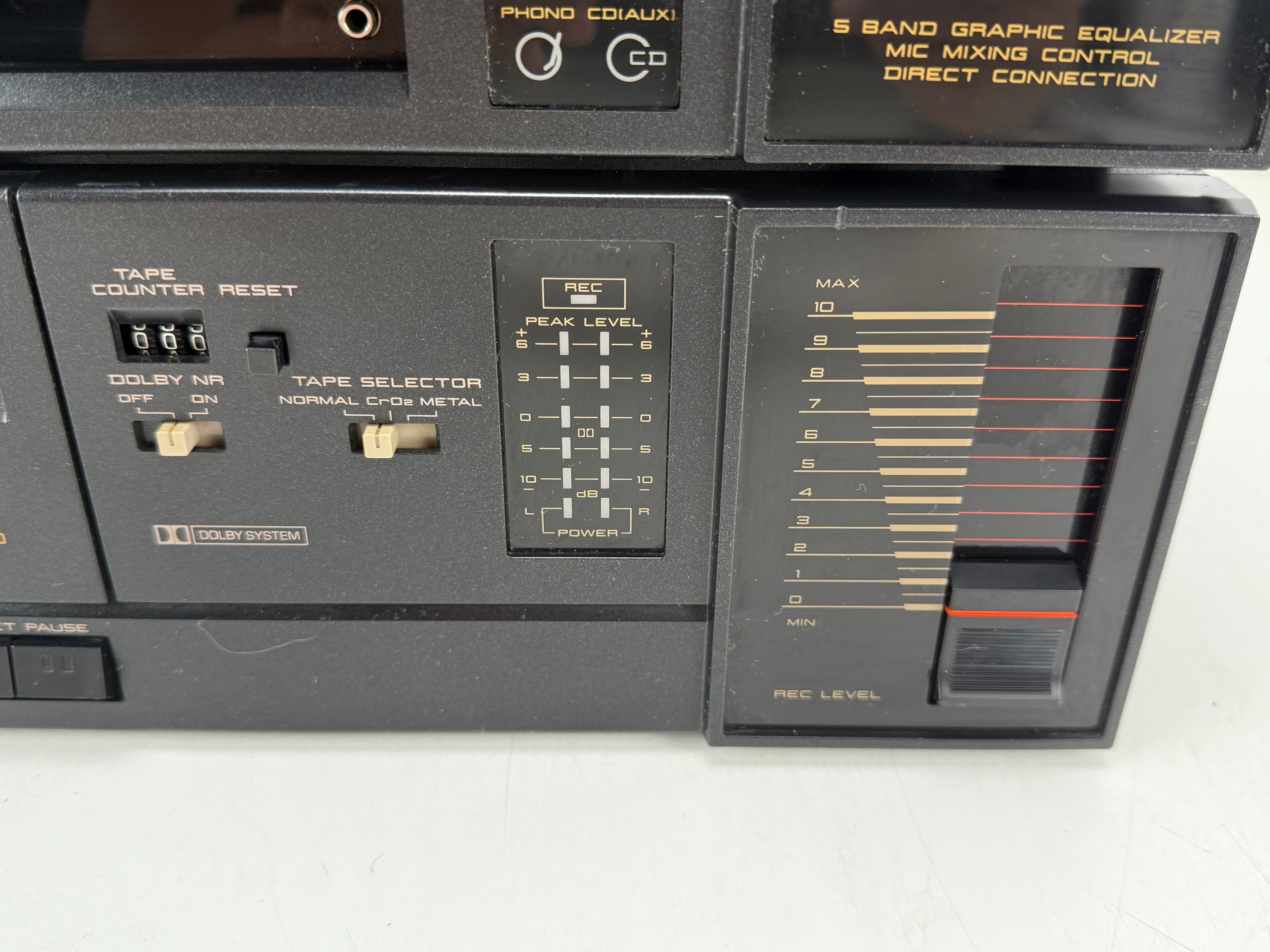 Akai AA-M8L Tuner Amplifier / HX-M10 Stereo Cassette Deck  Set - New Belts