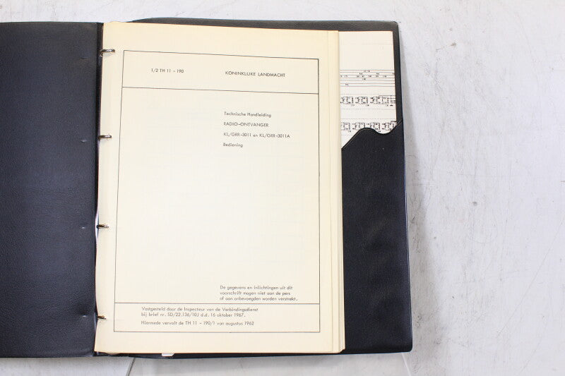 Koninklijke Luchtmacht GRR-3011 Radio Receiver Technical Instructions 2