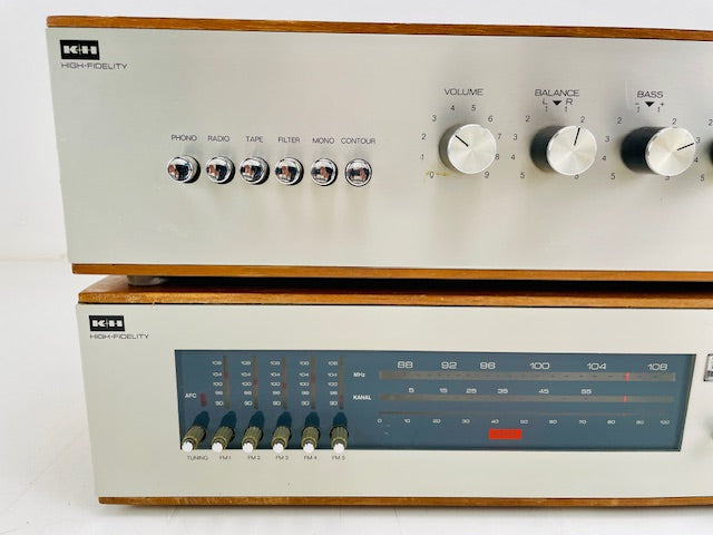 Klein & Hummel ES 20+ET20 Stereo Amplifier + AM/FM Tuner Set