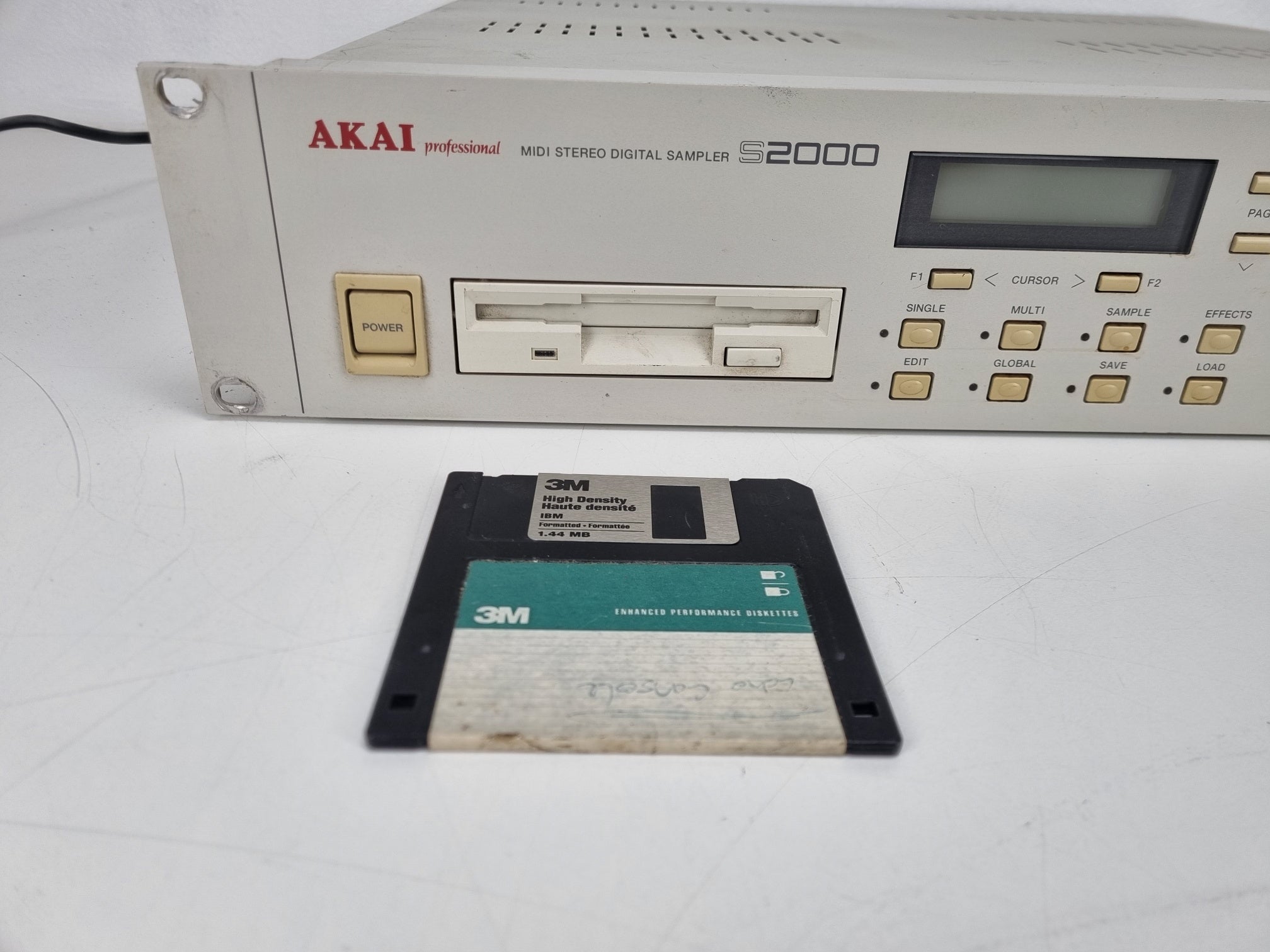 Akai S2000 Midi Stereo Digital Sampler- power Tested - Sold as is