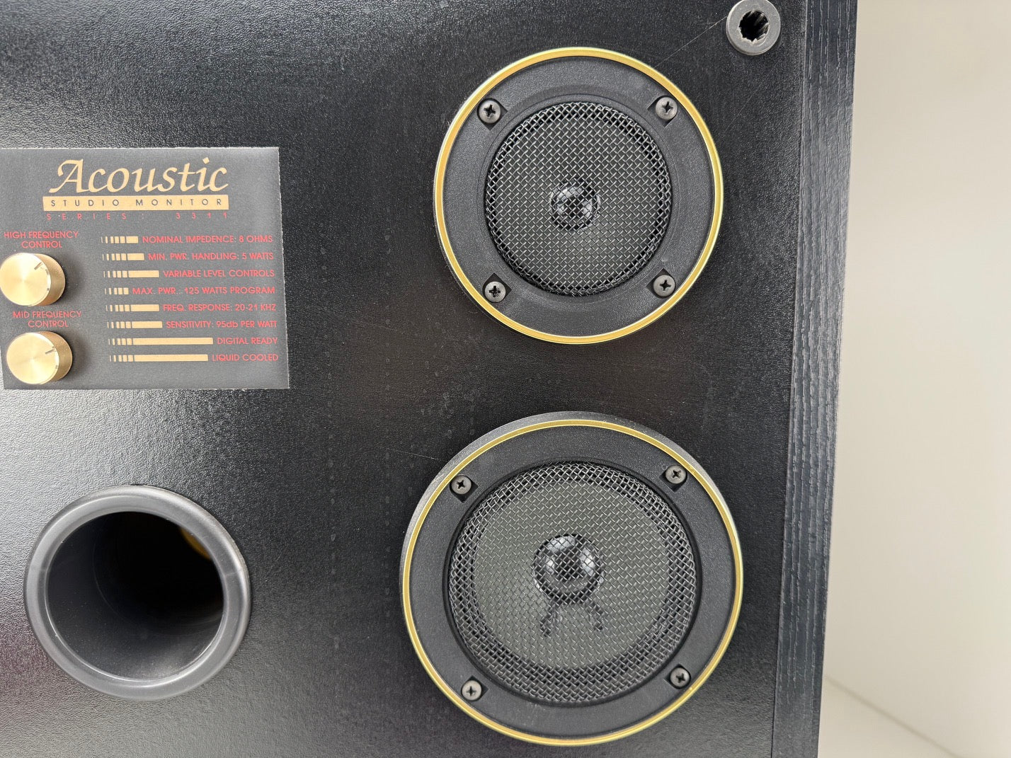 Acoustic Series 3311 Studio Monitor 3-Way Speaker set - Matching Pair