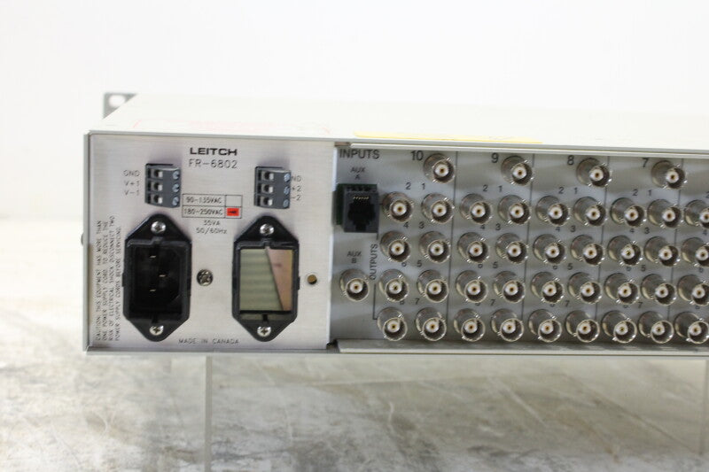 Leitch FR-6802 Digital Glue mounting frame with 1 power supply