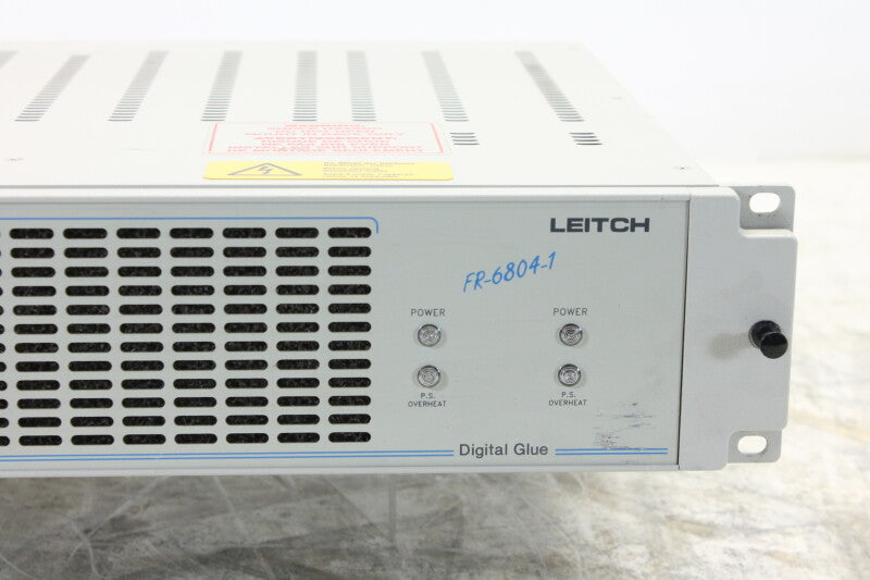 Leitch FR-6804-1 Digital Glue mounting frame with 1 power supply