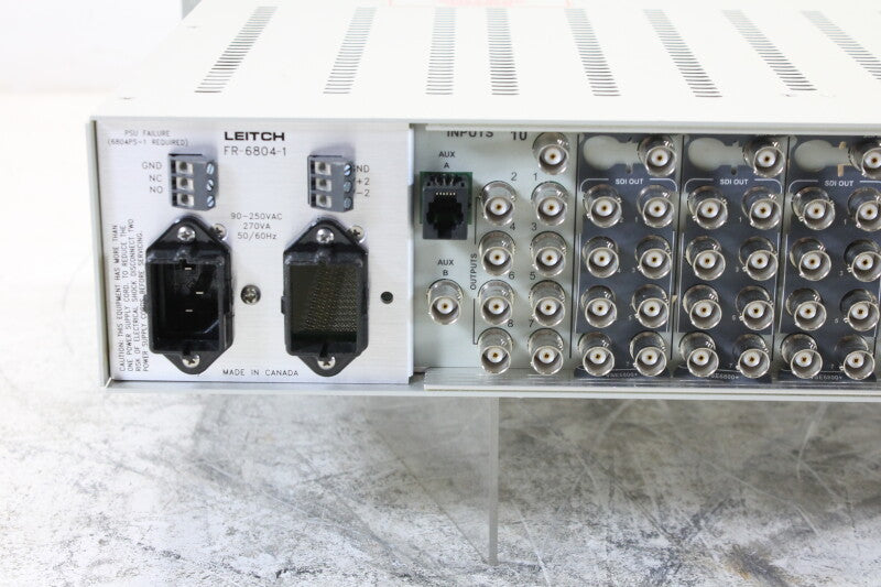 Leitch FR-6804-1 Digital Glue mounting frame with 1 power supply