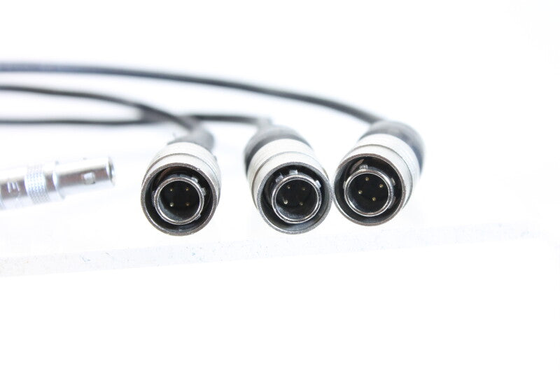 Lemo 4 Pin Male to Male LEMO Patch Cables - Lot of 5