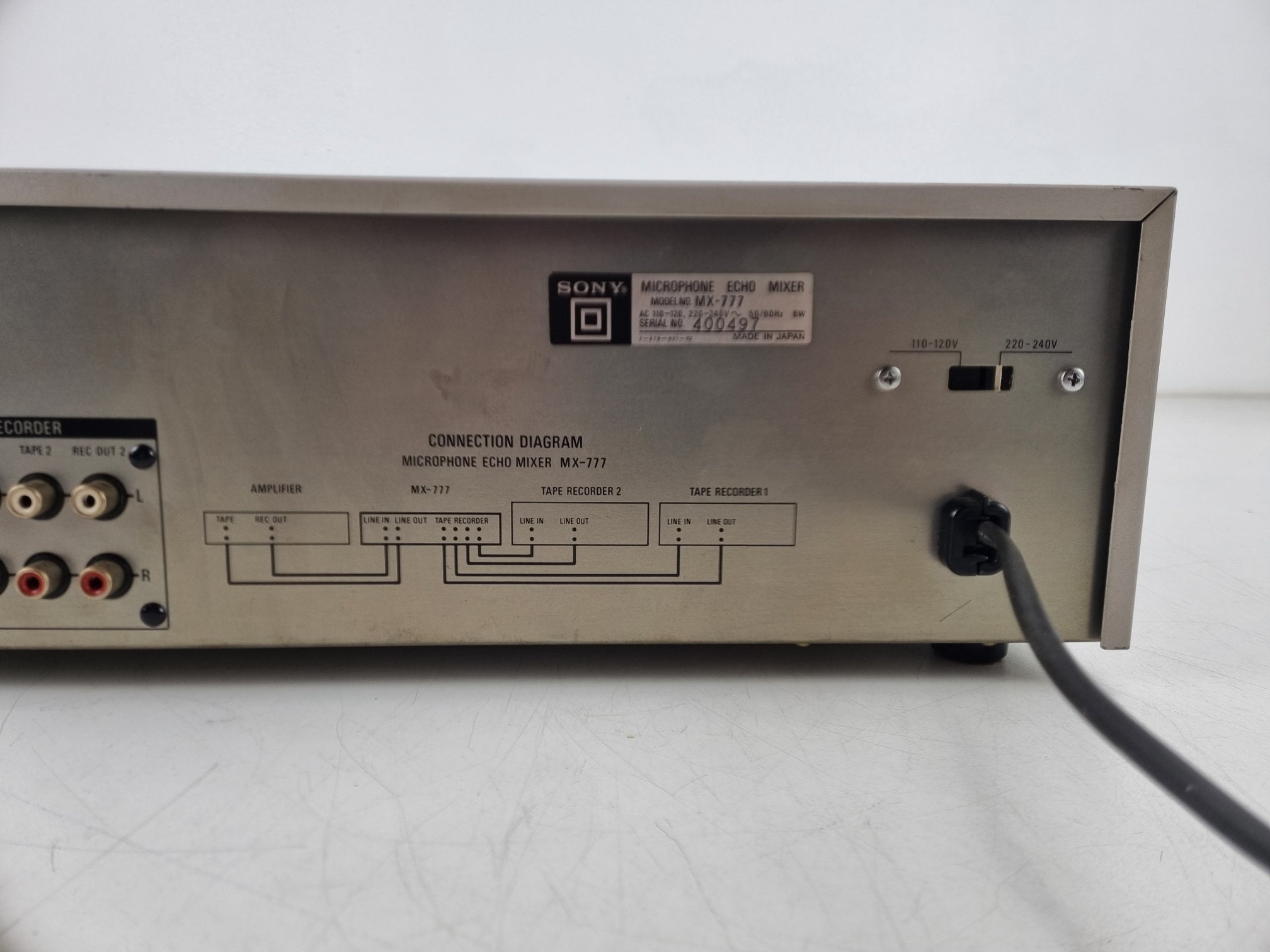 Sony MX 777 Microfoon Echo Mixer Solid State