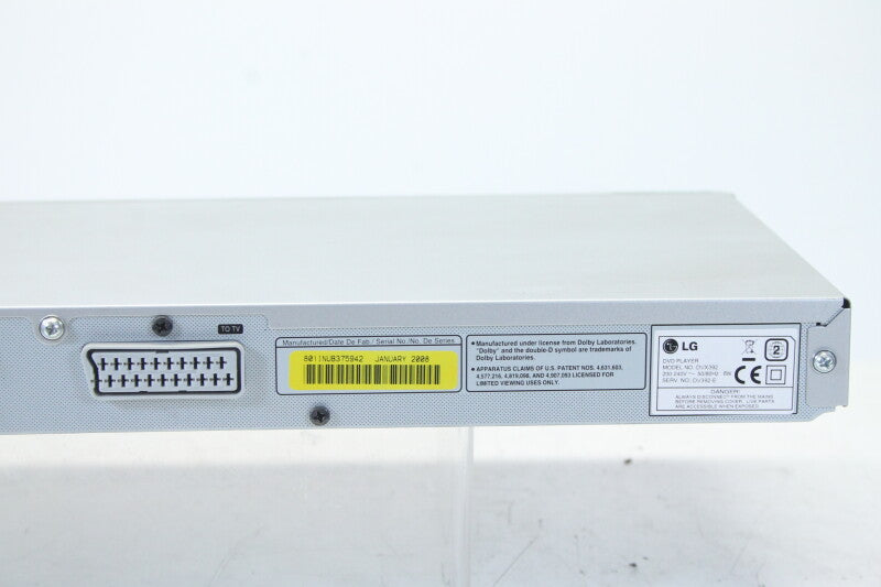 LG DVX 392 - DVD Player With USB