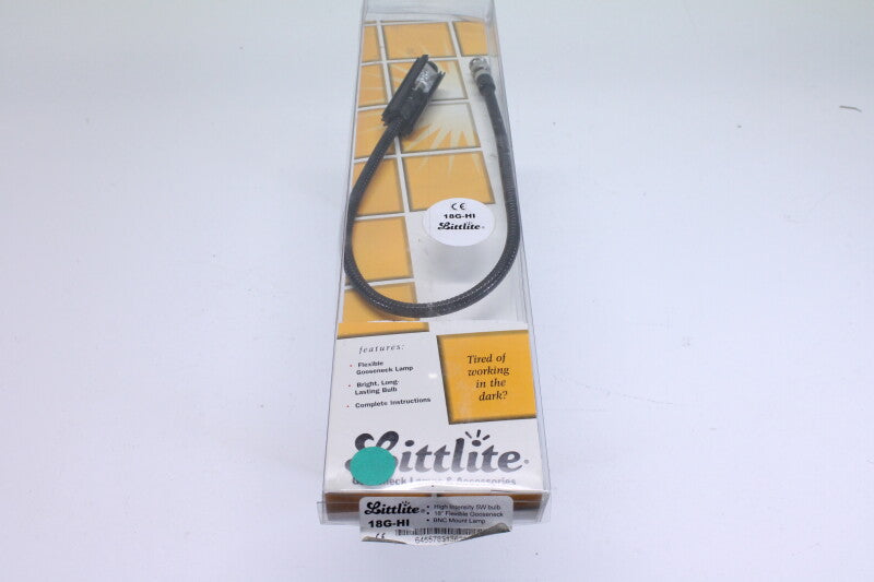 Littlite 18" Flexible Gooseneck Console Bulb Lamp BNC
