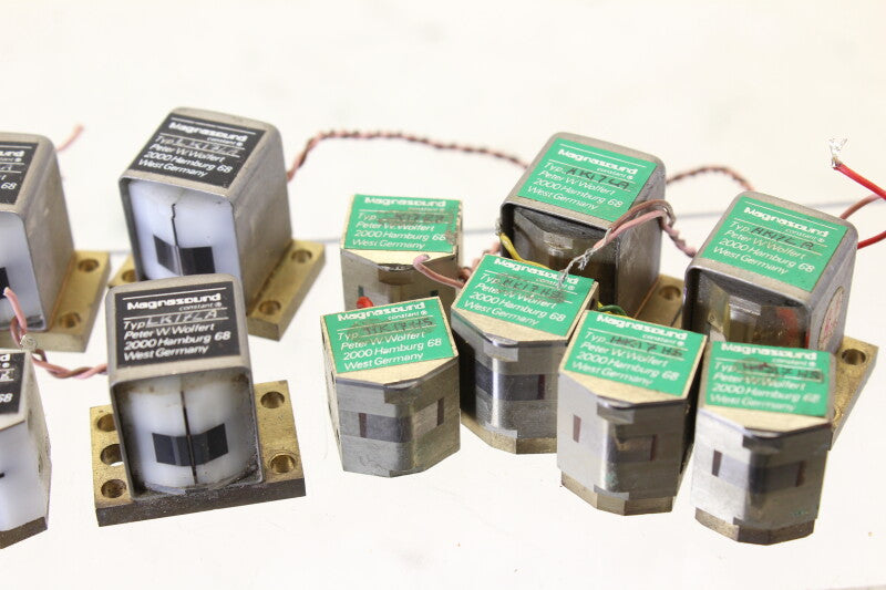 Magnasound Lot of 15 Various Recording Heads
