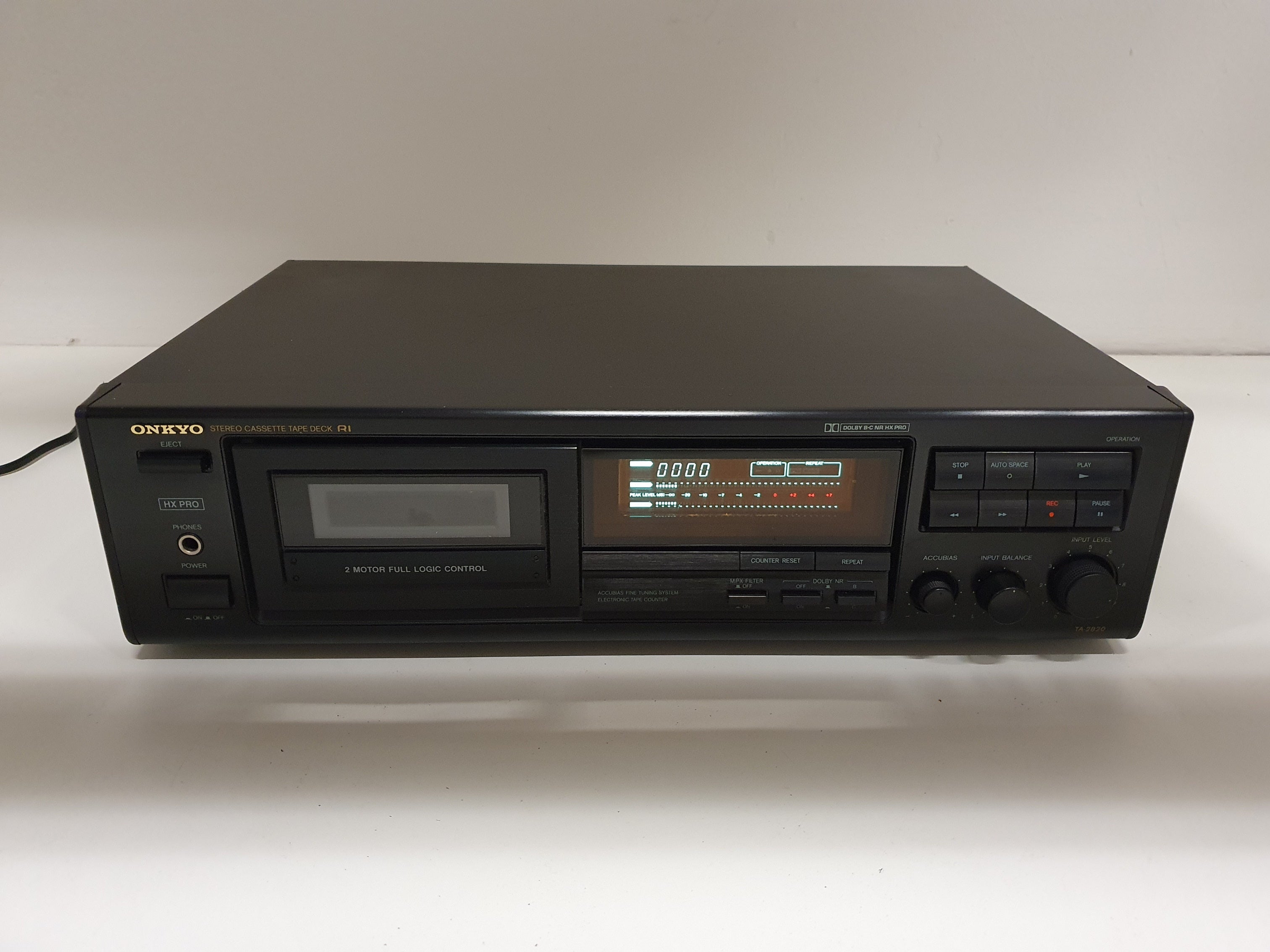 Onkyo TA-2820 2 head vintage cassette deck