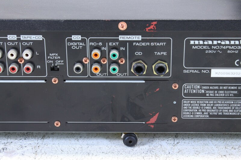 Marantz PMD 350 - Cassette deck / CD player