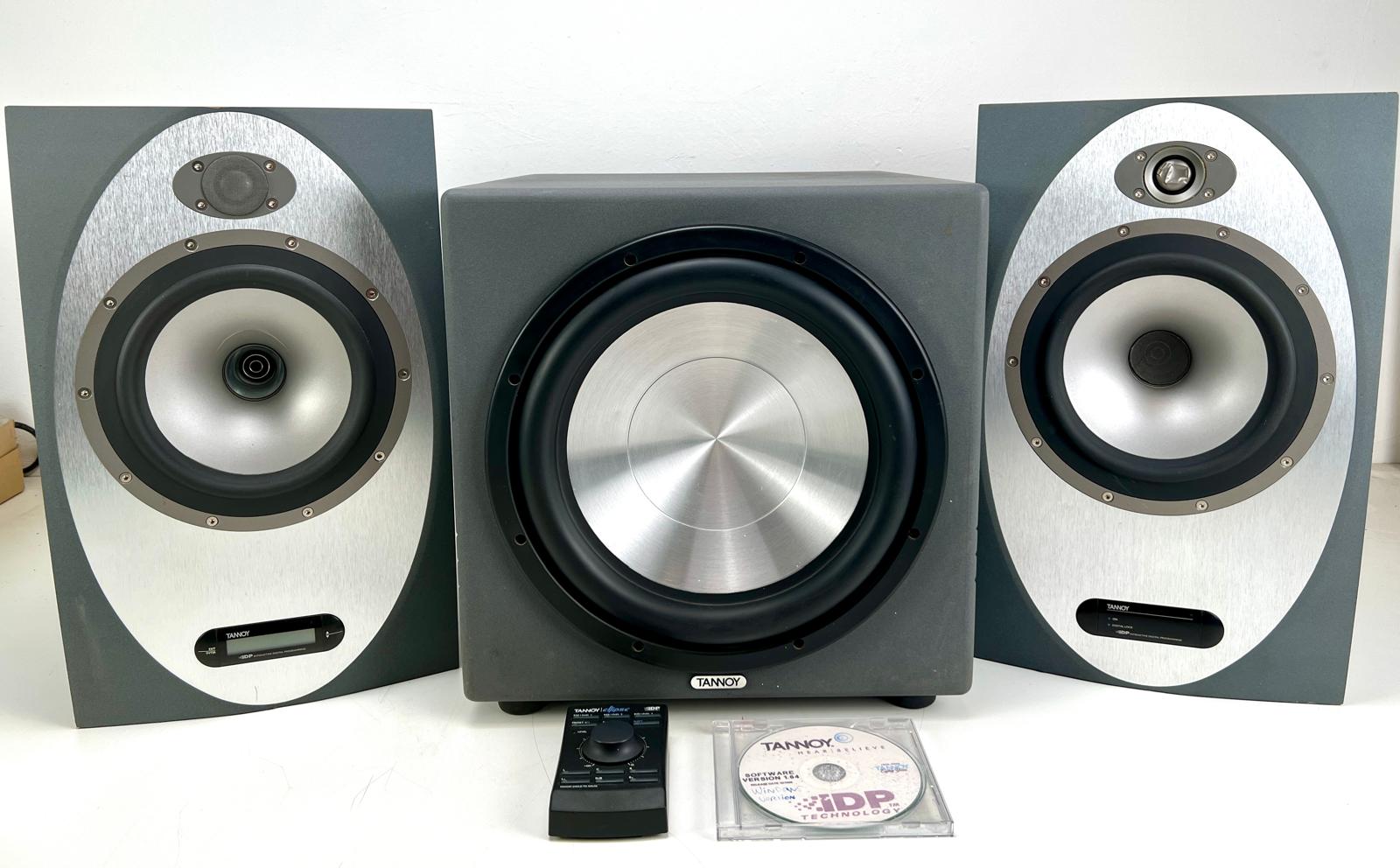 Tannoy PRECISION 8 IDP Nearfield Monitors Pair and TS112 12" Network Subwoofer