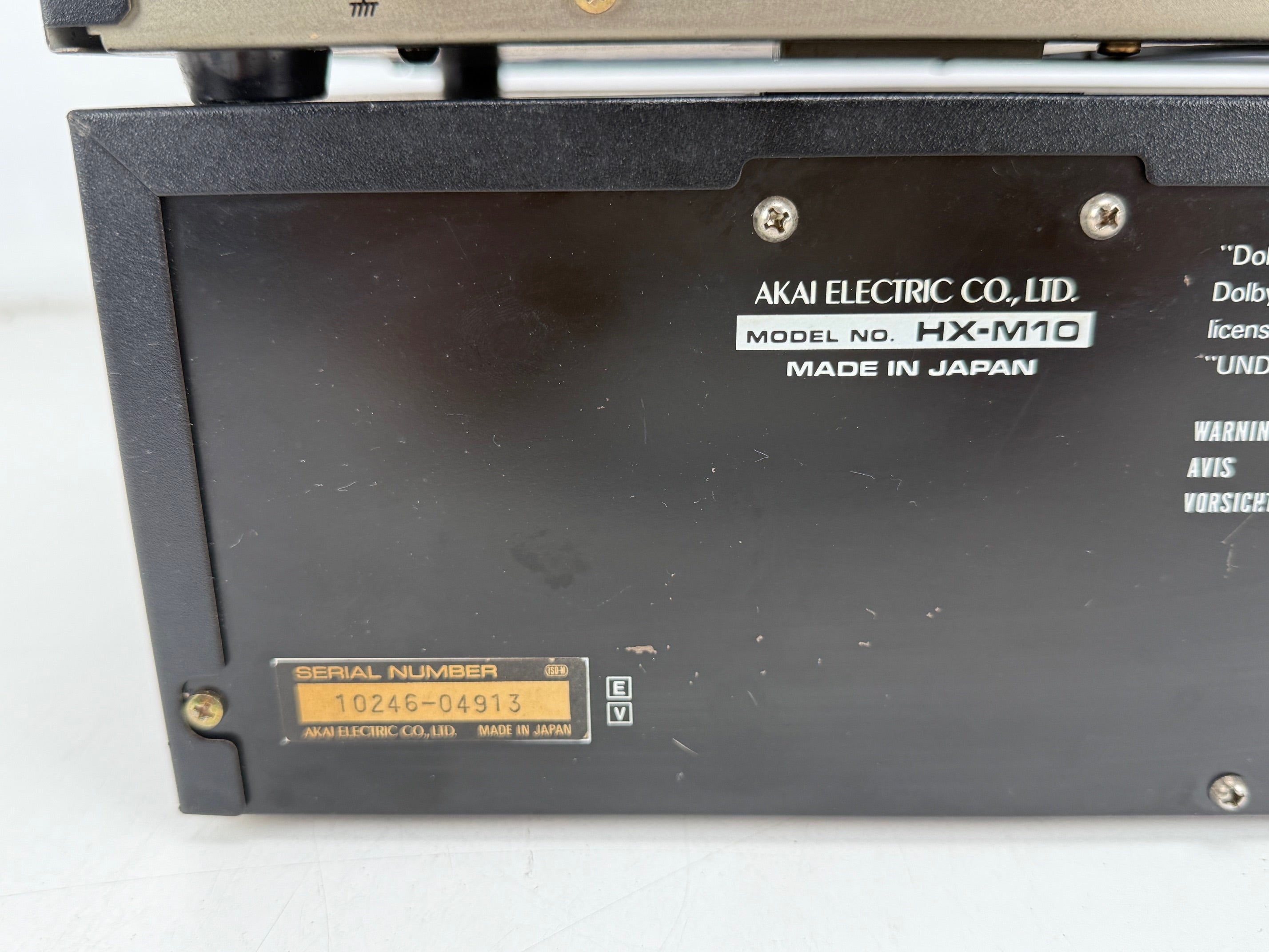 Akai AA-M8L Tuner Amplifier / HX-M10 Stereo Cassette Deck  Set - New Belts
