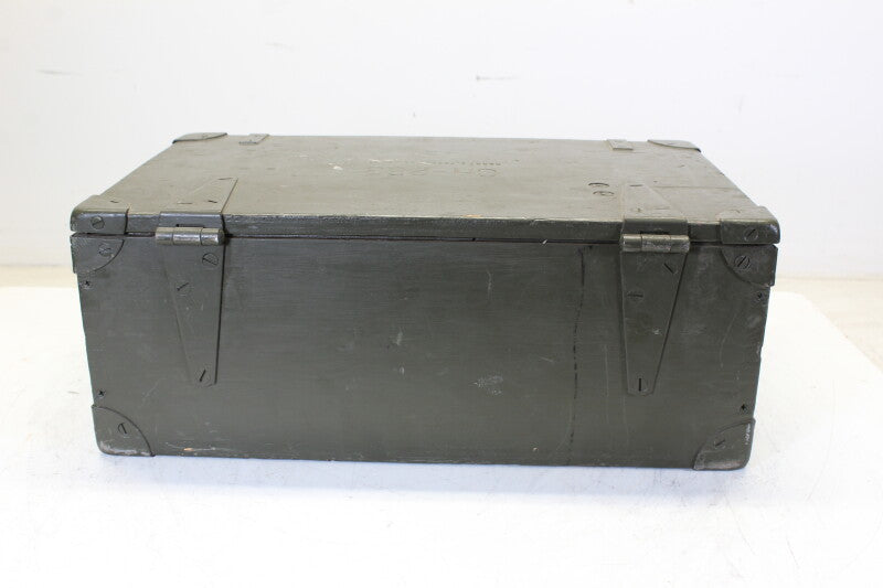 Miscellaneous Old Army Chest full of Radio Tubes and Transformers