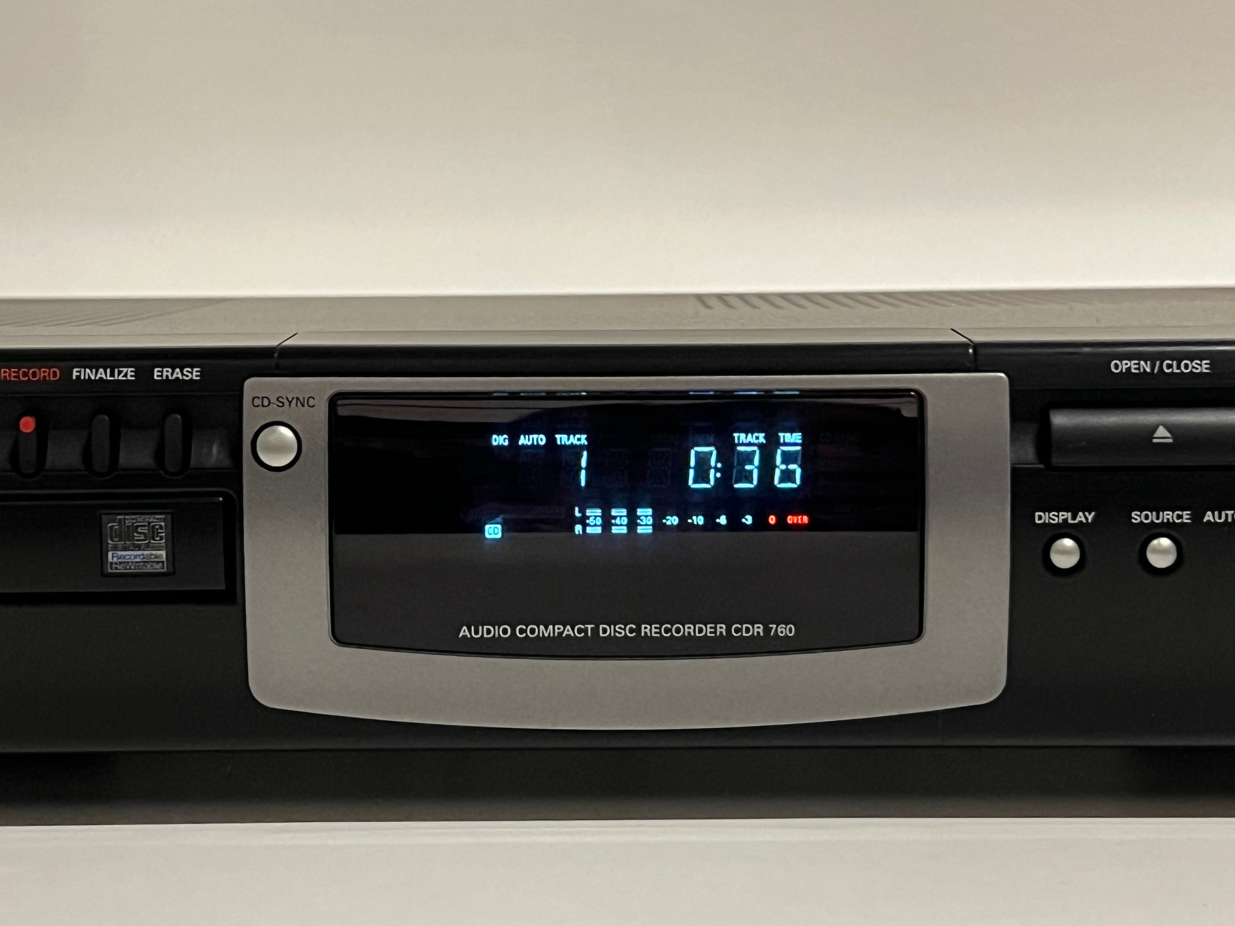 Philips CDR-760 - CD Player / Recorder