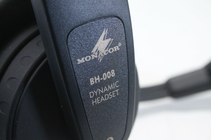 Monacor BH-008 - Dynamic Headset with Bantam TT Plug (No.1)