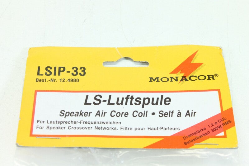 Monacor LSIP-33 Speaker Air Core Coil - NOS (No.2)
