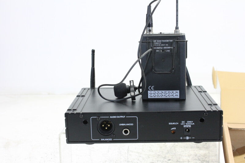 JBSystems MR-SU9 UT-16A wireless receiver + transmitter + clip-on mic