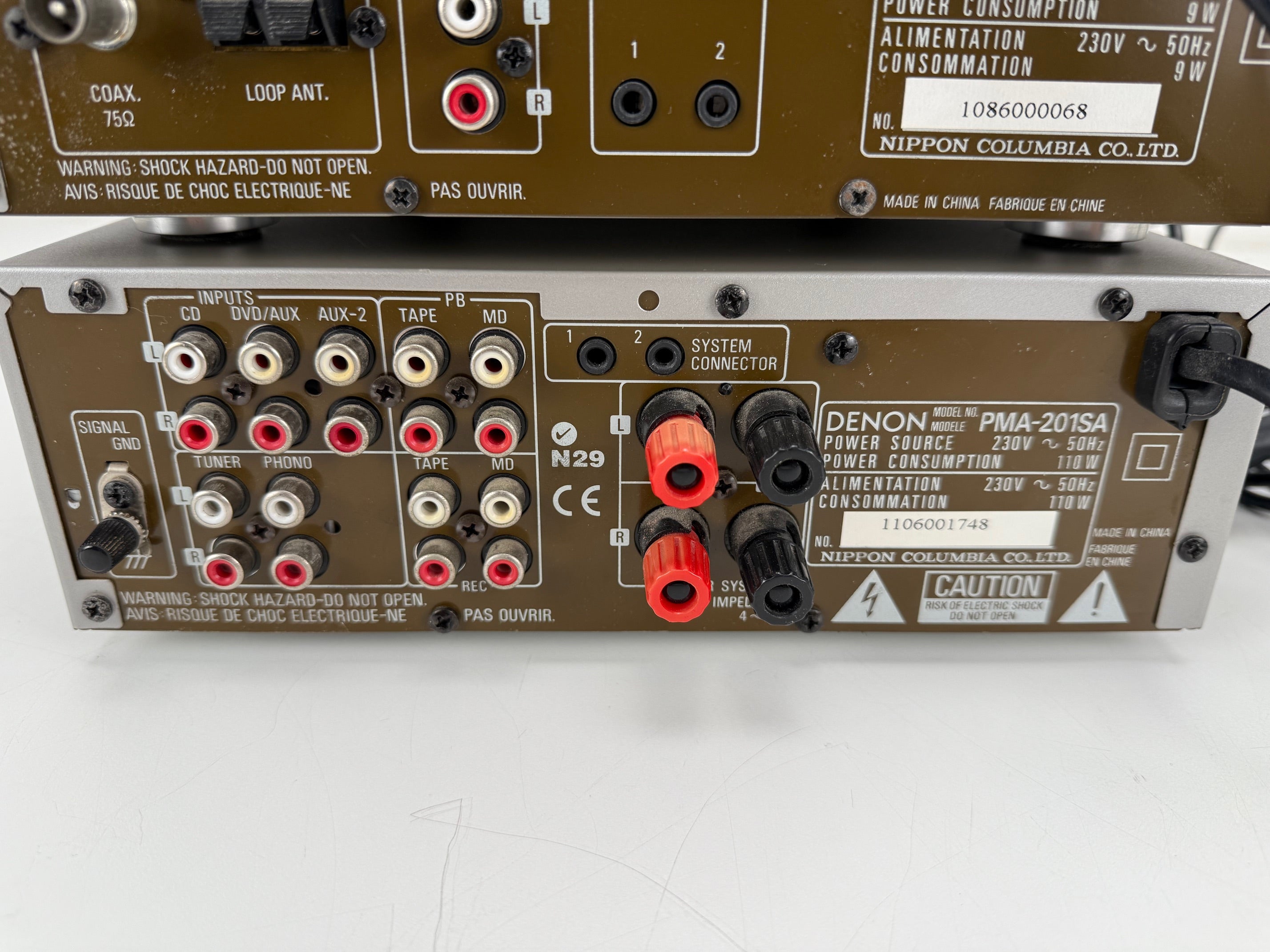 Denon DCD-201SA CD - Player / TU-201SA Tuner / PMA-201SA Amplifier Set