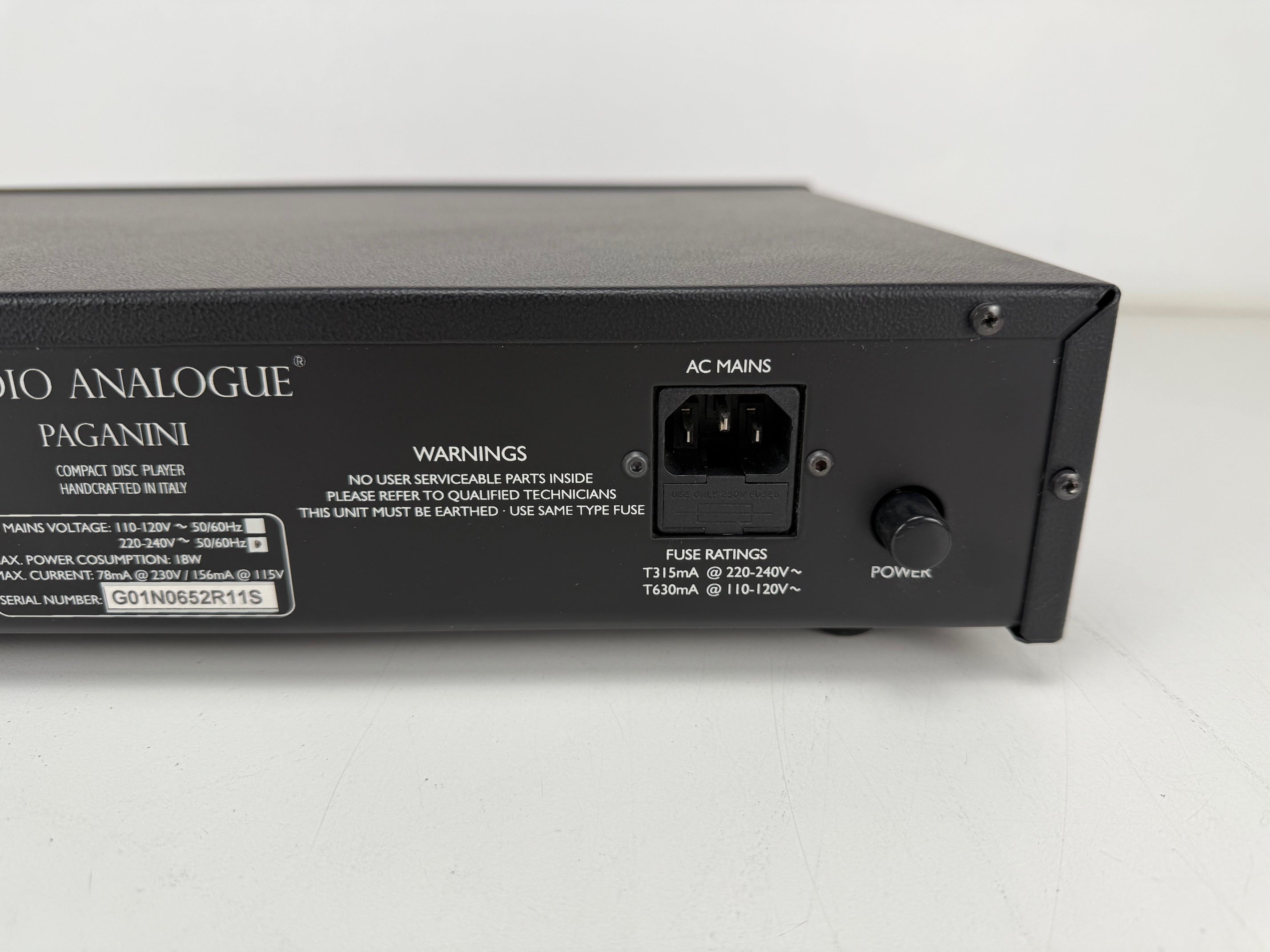 Paganini 96/24 CD-Player With Original Box - Remote Control - Manuals