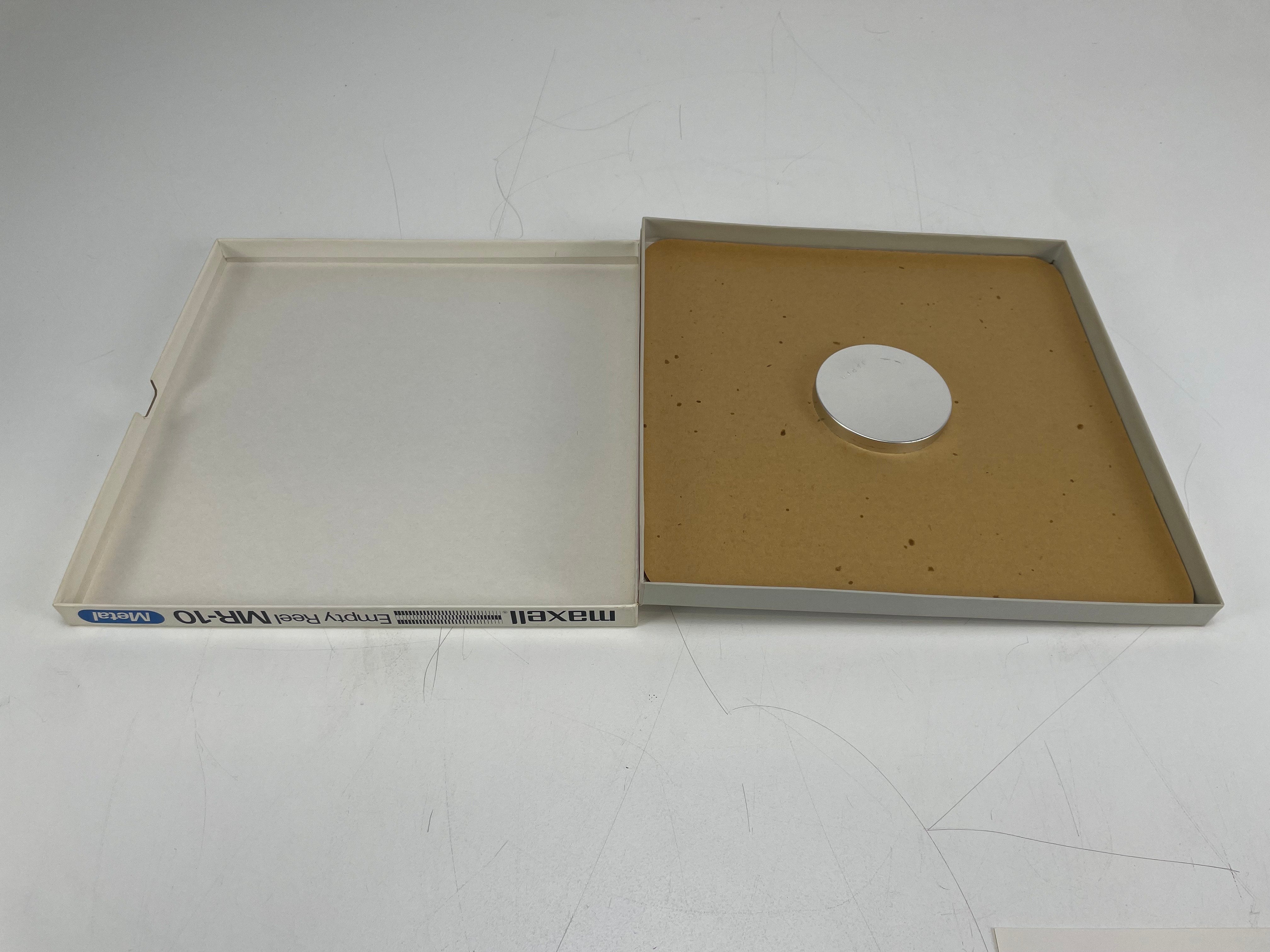 Maxell MR-10 Metal Reel – New & Sealed, Original Case, NOS Vintage Reel-to-Reel 10.5”
