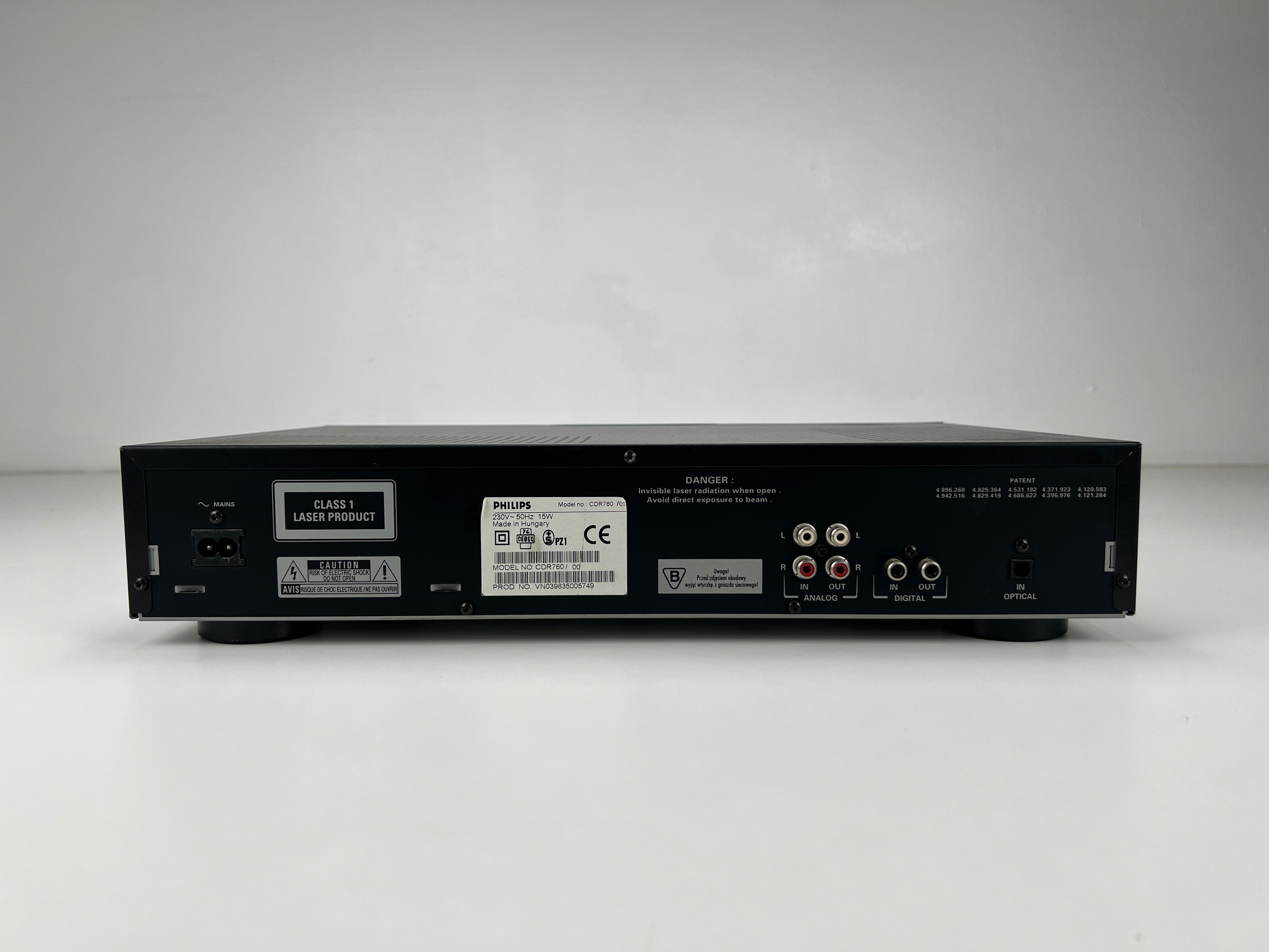 Philips CDR-760 - CD Player / Recorder