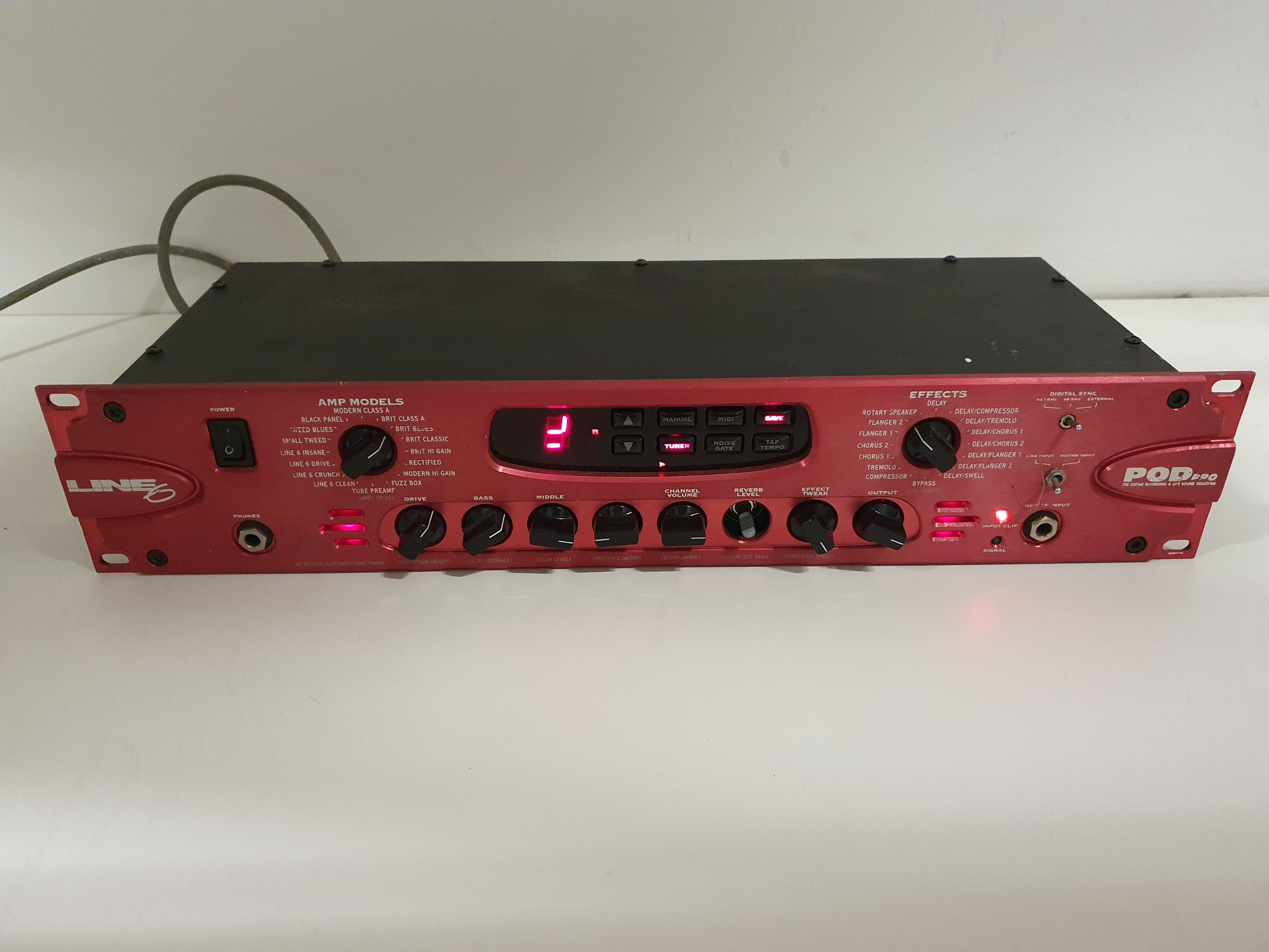 Line6 POD pro - Guitar amp module - Needs TLC