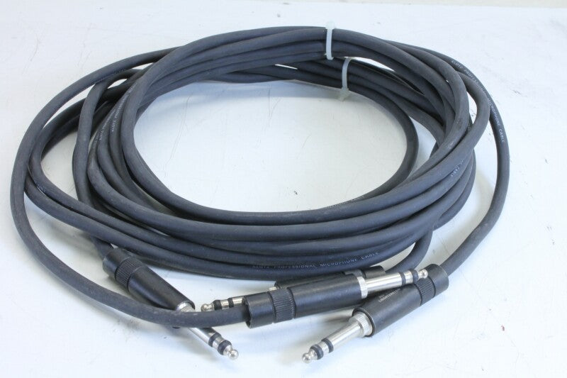 Neutrik Klotz 6,3mm patch cable - length 3m - lot of 2 - With Neutrik NP3TB plugs (No.3)