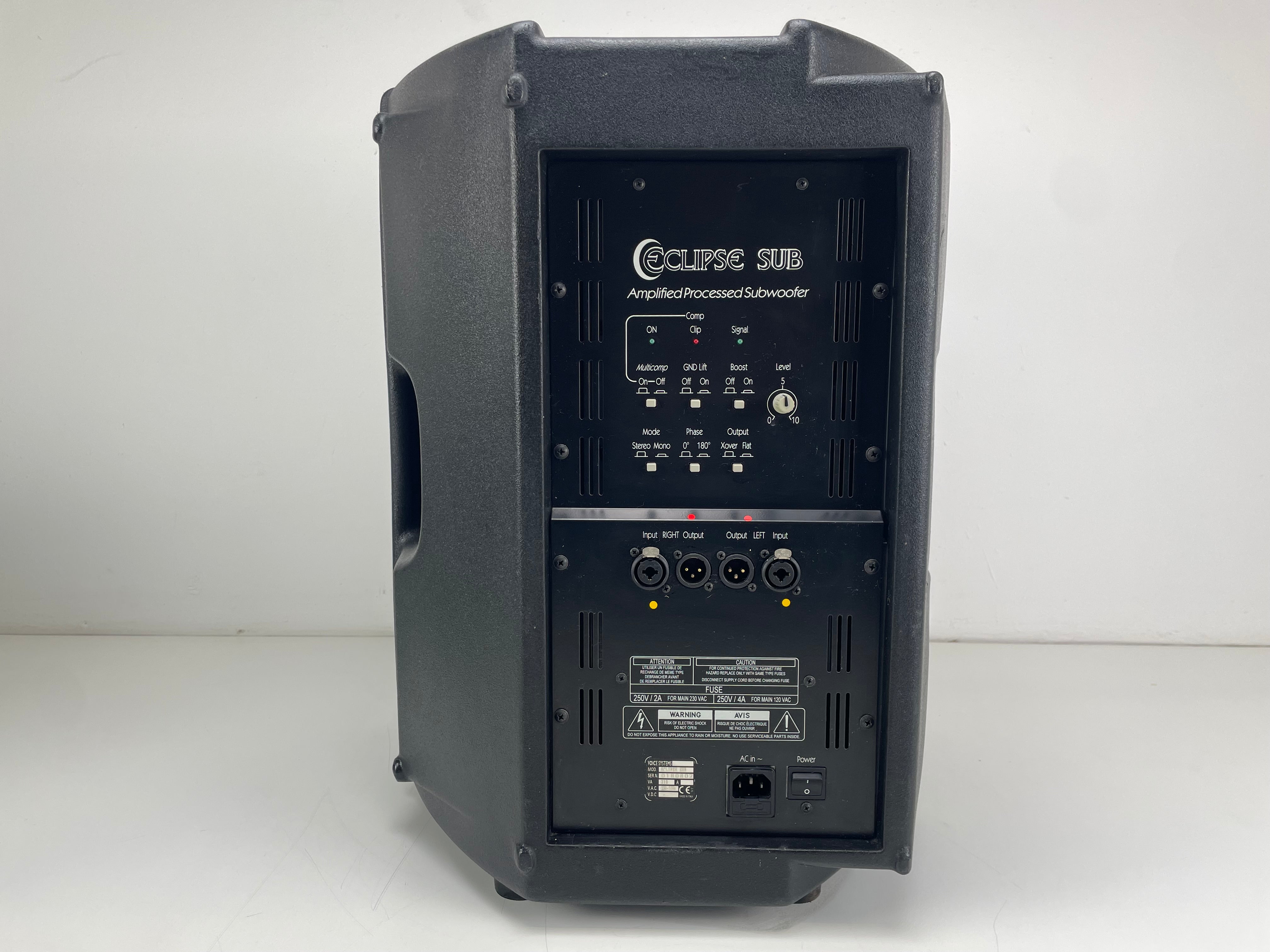 Eclipse Sub – Versterkt subwoofersysteem – Inclusief 2 satellietluidsprekers