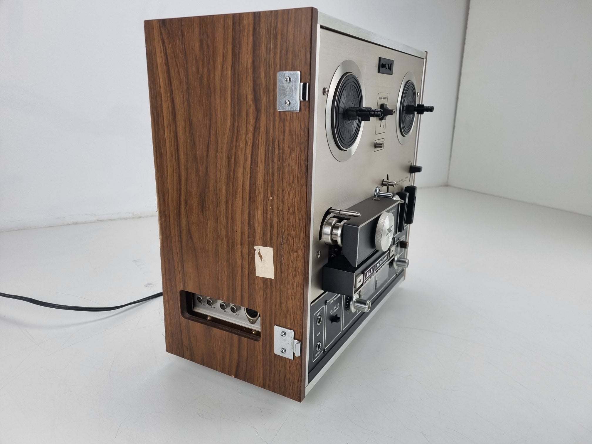 Akai X-201D - 1/4'' bandrecorder - 4 sporen 2 kanalen - Met deksel