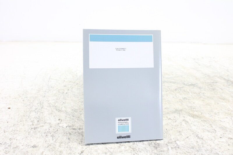 Olivetti MS-DOS messages guide in English