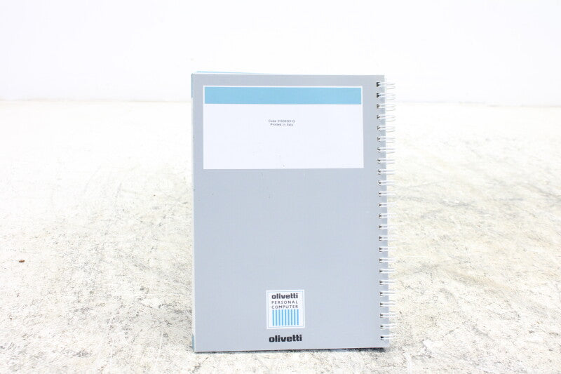 Olivetti Olivetti MS-DOS software installation guide in English