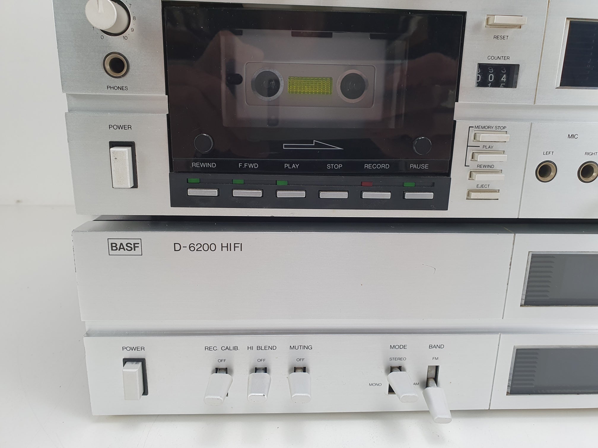 BASF Set D-6200 Tuner -  D-6360 Stereo amplifier  D-6235 Cassette deck
