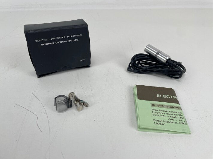 Olympus Electret Condenser Microphone – Mint Condition