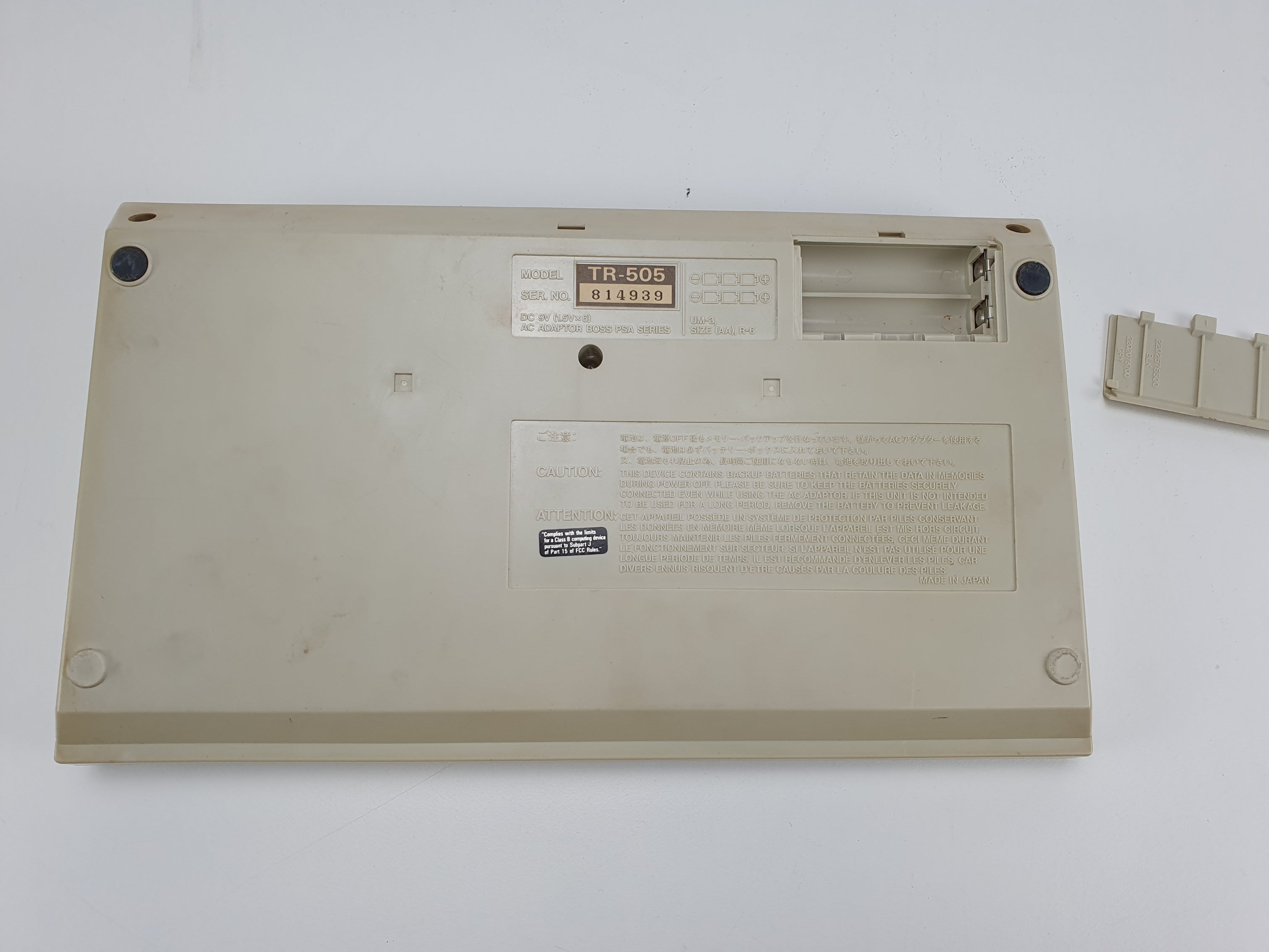 Roland TR-505 drumcomputer/ritmemachine - inclusief handleidingen