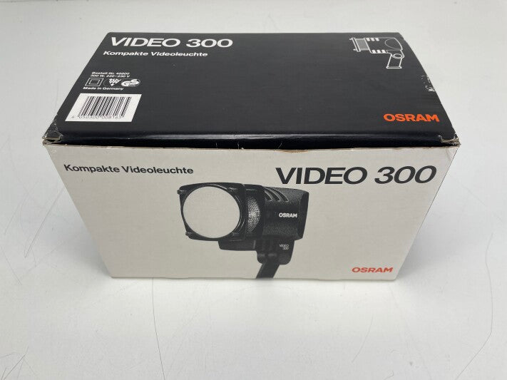 Osram Video 300 — New Old Stock (NOS) — Includes New 300W Video Lamp