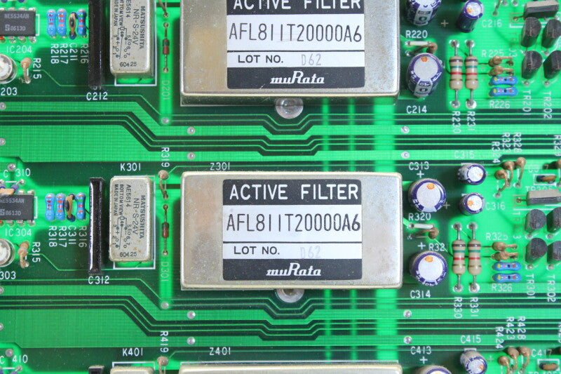 Otari Analog Amp-II Card with muRata AFL811T20000A6 Active Filter 