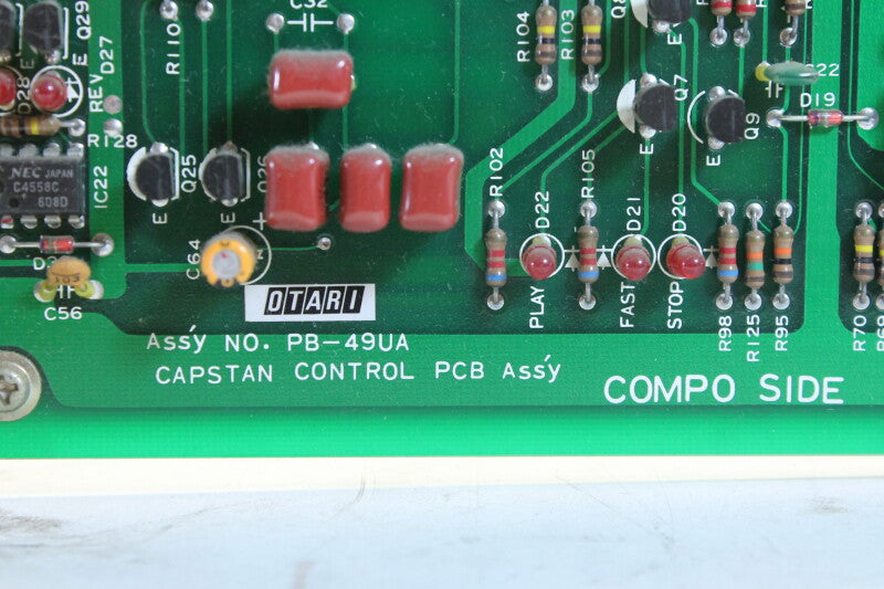 Otari Capstan Control Card