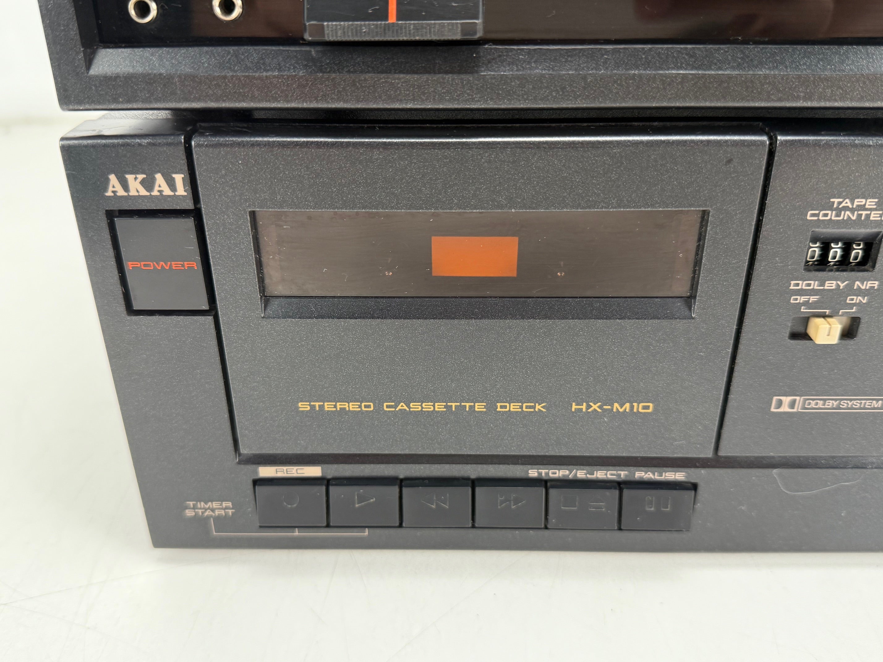 Akai AA-M8L Tuner Amplifier / HX-M10 Stereo Cassette Deck  Set - New Belts