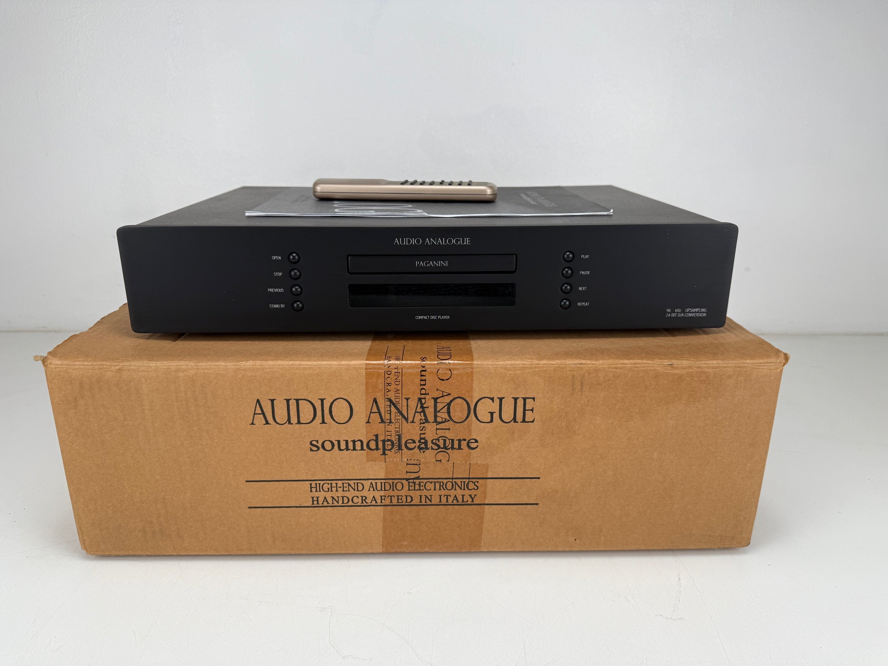Paganini 96/24 CD-Player With Original Box - Remote Control - Manuals