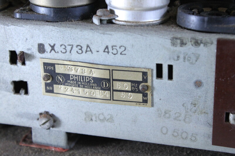 Philips BX373A vintage tube radio 1948