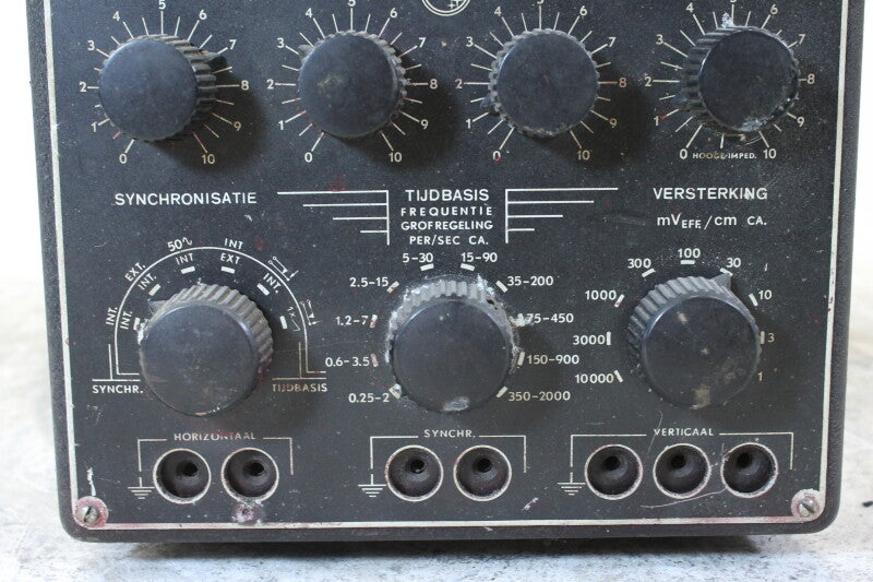 Philips GM3156 Timebase Tijdbasis Frequentie Grofregeling Per/Sec CA.